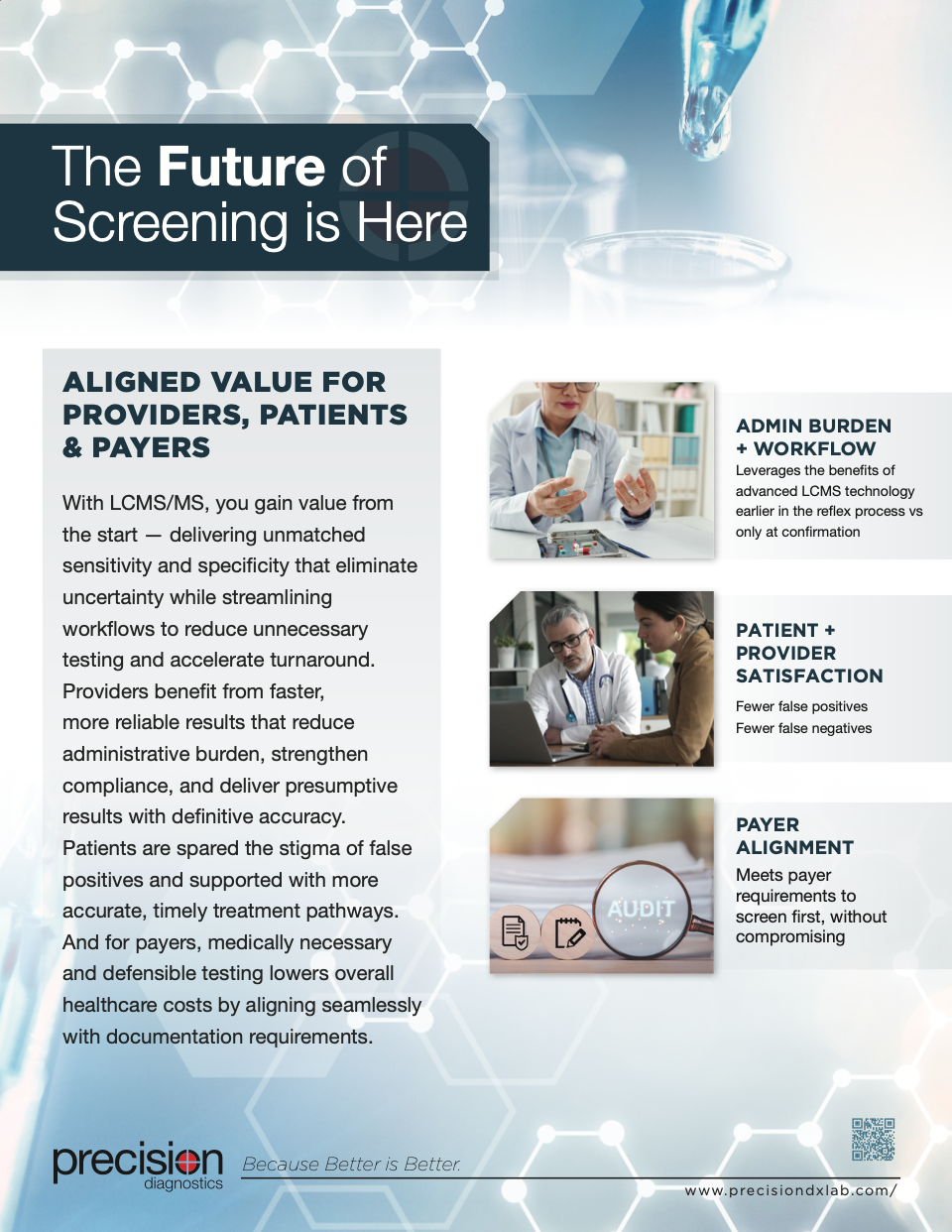 The Future of Screening value overview for providers, patients, and payers