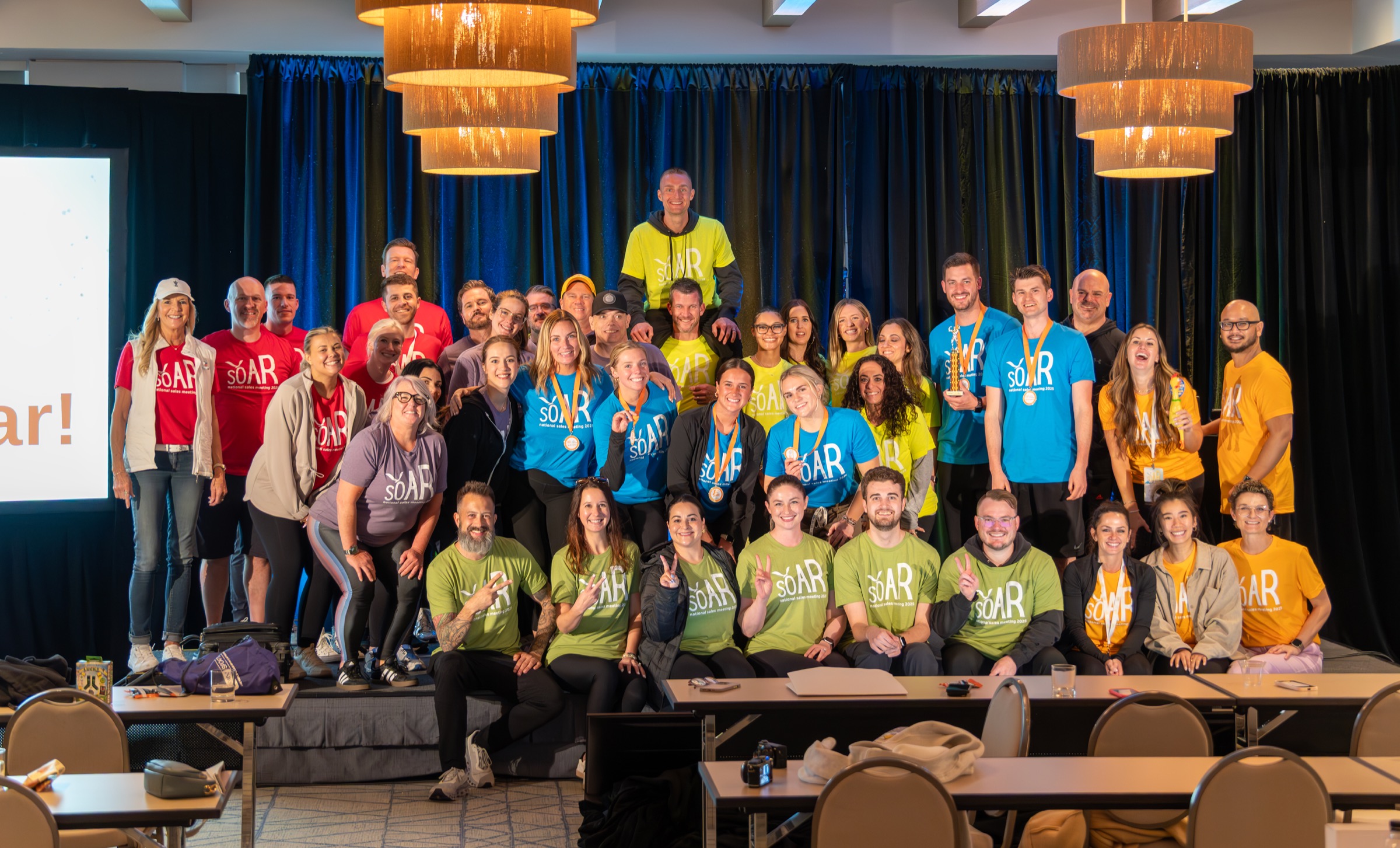 Precision Diagnostics team gathered at the national sales meeting